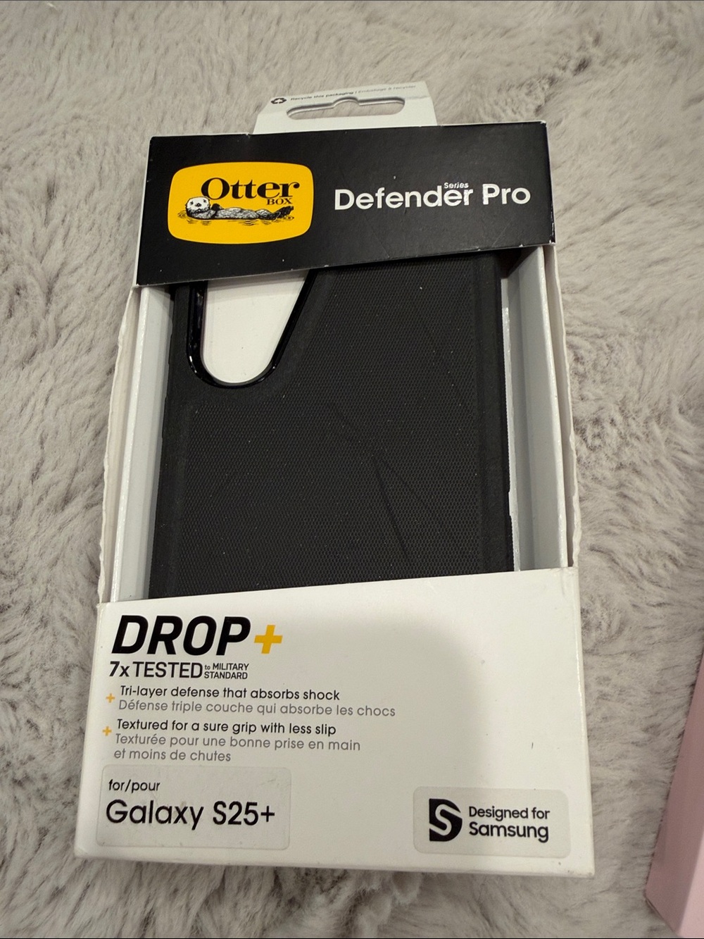 OtterBox Defender Pro Black Case for Galaxy S25+